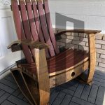 Wine Barrel Rocking Chair